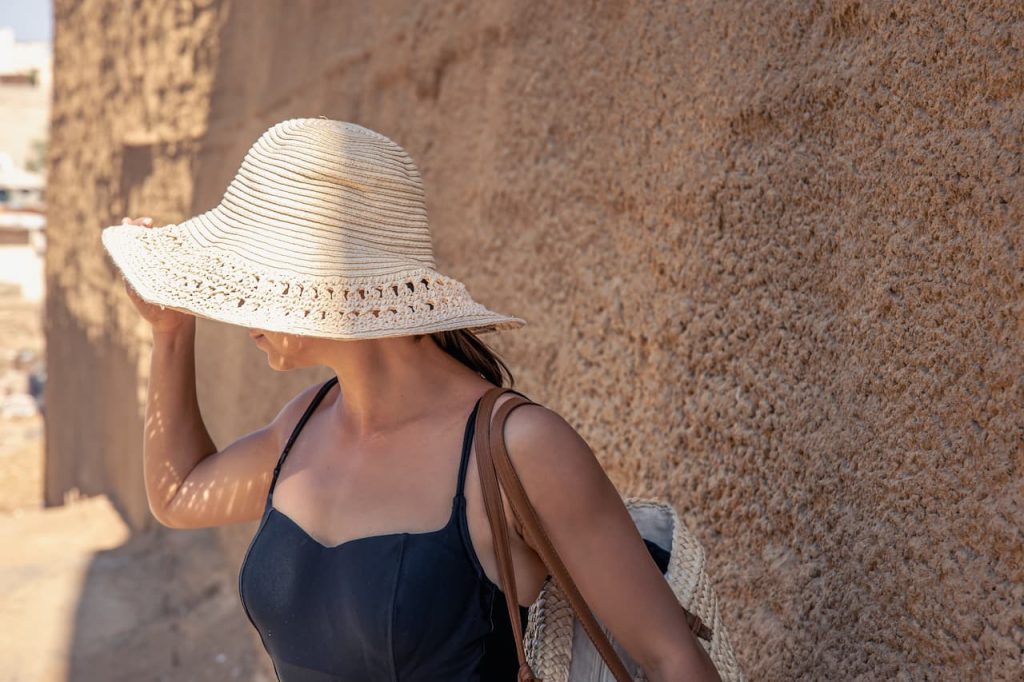 chapeau de paille d'été pour femme