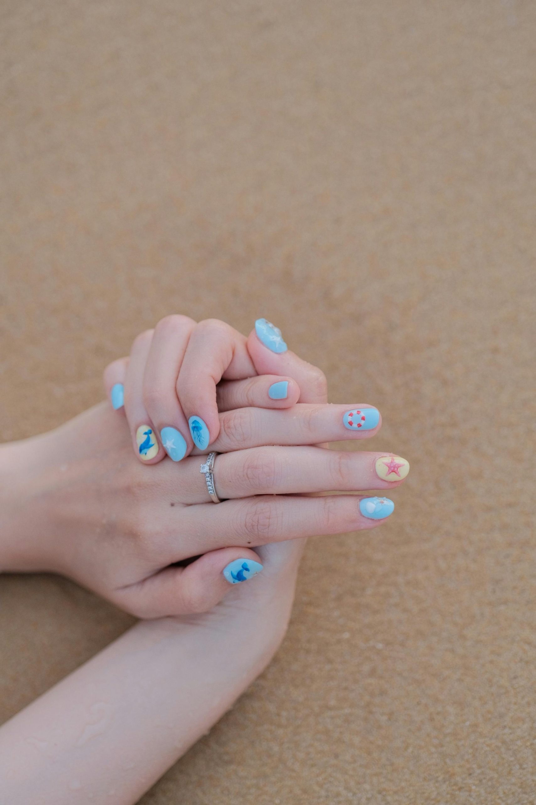 Nail art plage tendance été