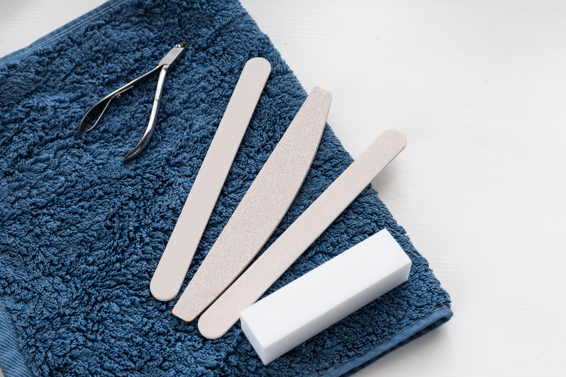 Trousse d’outils de manucure avec limes et pince
